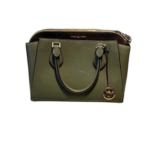 Michael Kors Handbags - Michael Kors Sage Green Leather‎ Handbag